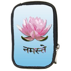 Namaste - Lotus Compact Camera Cases by Valentinaart