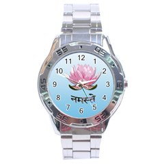 Namaste - Lotus Stainless Steel Analogue Watch by Valentinaart