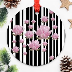 Namaste - Lotus Ornament (round) by Valentinaart