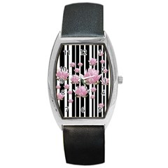 Namaste - Lotus Barrel Style Metal Watch by Valentinaart