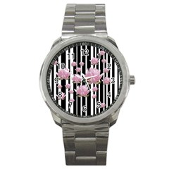 Namaste - Lotus Sport Metal Watch by Valentinaart