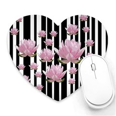 Namaste - Lotus Heart Mousepads by Valentinaart