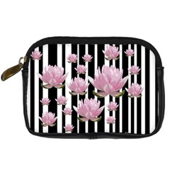 Namaste - Lotus Digital Camera Cases by Valentinaart