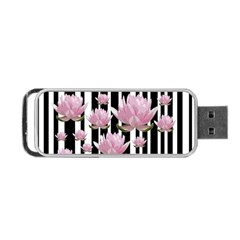 Namaste - Lotus Portable Usb Flash (two Sides) by Valentinaart