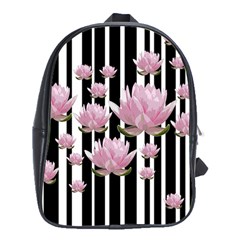 Namaste - Lotus School Bags (xl)  by Valentinaart