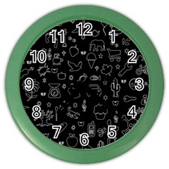 Rebus Color Wall Clocks by Valentinaart