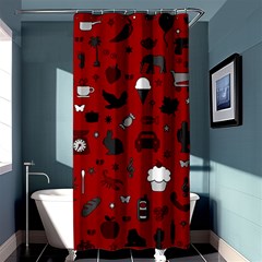 Rebus Shower Curtain 36  X 72  (stall)  by Valentinaart