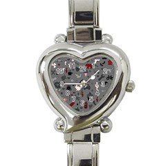 Rebus Heart Italian Charm Watch by Valentinaart