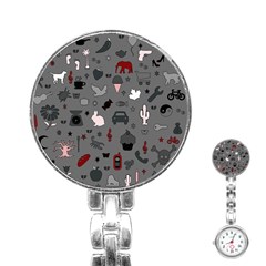 Rebus Stainless Steel Nurses Watch by Valentinaart