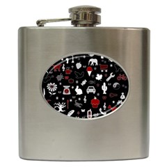 Rebus Hip Flask (6 Oz) by Valentinaart