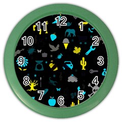 Rebus Color Wall Clocks by Valentinaart