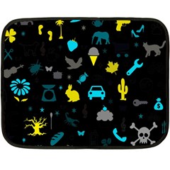 Rebus Double Sided Fleece Blanket (mini) 