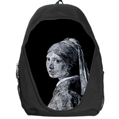 The Girl With The Pearl Earring Backpack Bag by Valentinaart