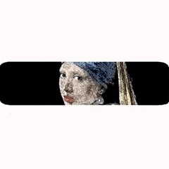 The Girl With The Pearl Earring Large Bar Mats by Valentinaart