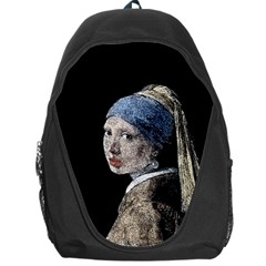 The Girl With The Pearl Earring Backpack Bag by Valentinaart