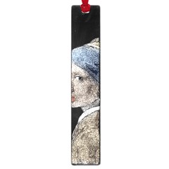 The Girl With The Pearl Earring Large Book Marks by Valentinaart