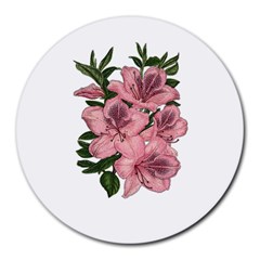 Orchid Round Mousepads by Valentinaart