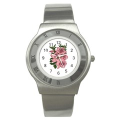 Orchid Stainless Steel Watch by Valentinaart