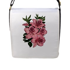 Orchid Flap Messenger Bag (l)  by Valentinaart