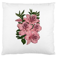 Orchid Large Flano Cushion Case (one Side) by Valentinaart