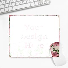 Orchid Large Mousepads by Valentinaart