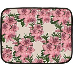 Orchid Fleece Blanket (mini) by Valentinaart