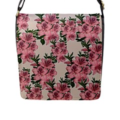 Orchid Flap Messenger Bag (l)  by Valentinaart