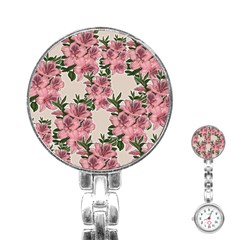 Orchid Stainless Steel Nurses Watch by Valentinaart