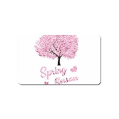 Spring Blossom  Magnet (name Card) by Valentinaart