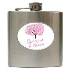 Spring Blossom  Hip Flask (6 Oz) by Valentinaart