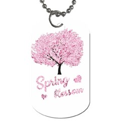 Spring Blossom  Dog Tag (two Sides) by Valentinaart