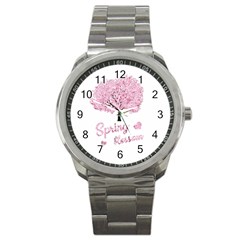 Spring Blossom  Sport Metal Watch by Valentinaart