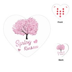 Spring Blossom  Playing Cards (heart)  by Valentinaart