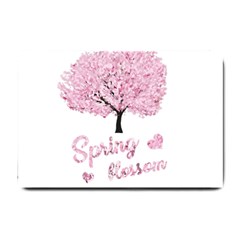 Spring Blossom  Small Doormat  by Valentinaart