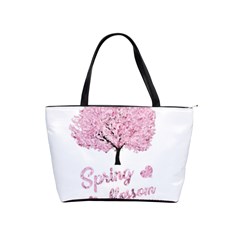 Spring Blossom  Shoulder Handbags by Valentinaart