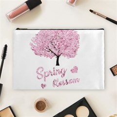 Spring Blossom  Cosmetic Bag (large)  by Valentinaart