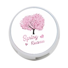 Spring Blossom  4-port Usb Hub (two Sides)  by Valentinaart