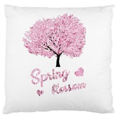 Spring Blossom  Large Cushion Case (one Side) by Valentinaart