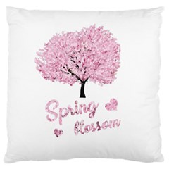 Spring Blossom  Large Flano Cushion Case (one Side) by Valentinaart