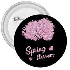 Spring Blossom  3  Buttons by Valentinaart