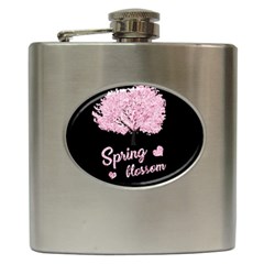 Spring Blossom  Hip Flask (6 Oz) by Valentinaart