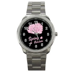 Spring Blossom  Sport Metal Watch by Valentinaart