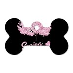 Spring blossom  Dog Tag Bone (Two Sides) Front