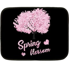 Spring Blossom  Fleece Blanket (mini) by Valentinaart