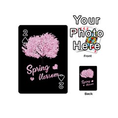 Spring Blossom  Playing Cards 54 (mini)  by Valentinaart