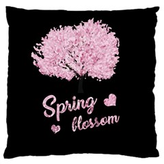 Spring Blossom  Large Cushion Case (one Side) by Valentinaart