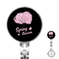 Spring Blossom  Stainless Steel Nurses Watch by Valentinaart