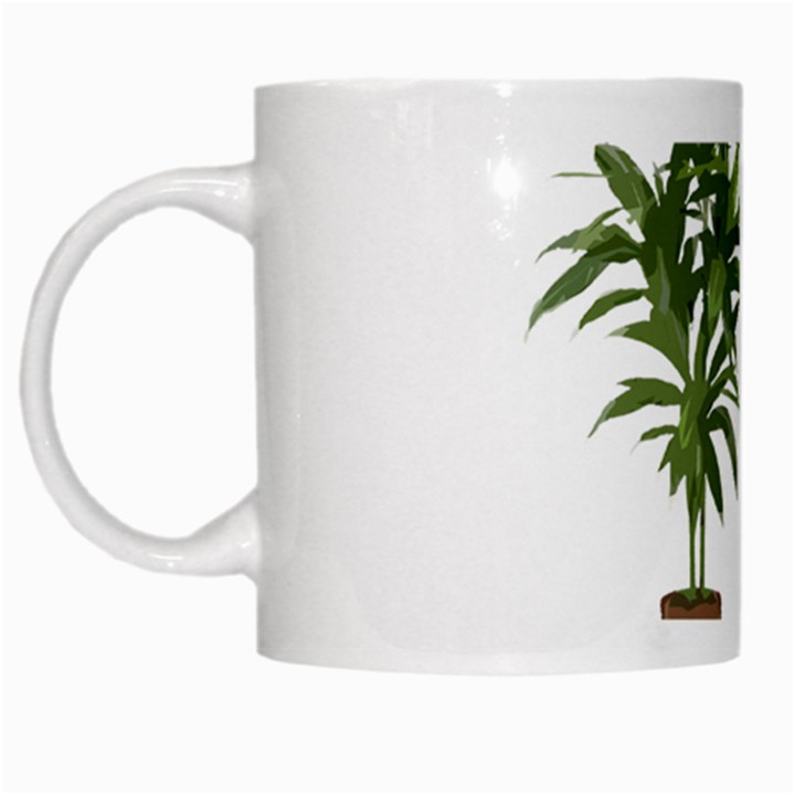 Plant mom White Mugs