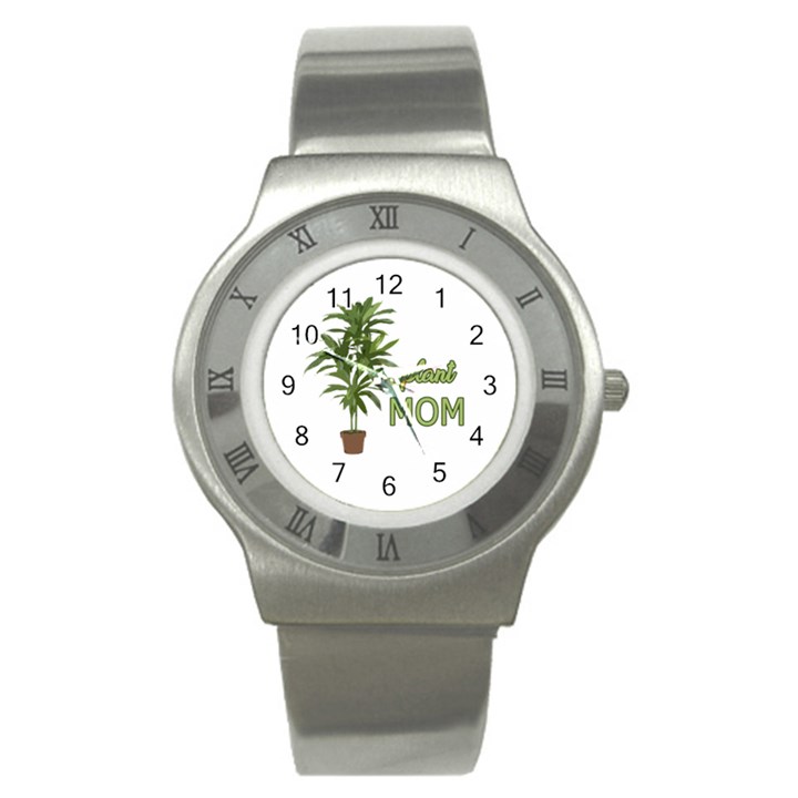 Plant mom Stainless Steel Watch