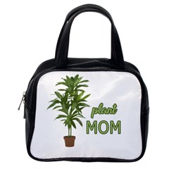 Plant Mom Classic Handbags (one Side) by Valentinaart